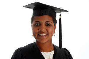 Woman Graduating