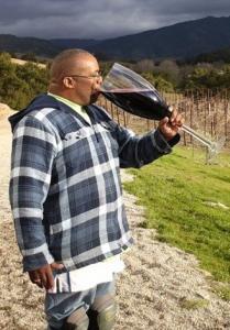 Raymond Smith tasting wine