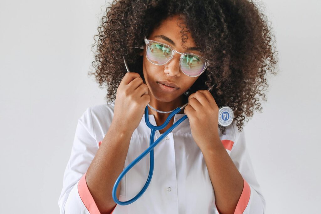 black woman eye doctor eye pals